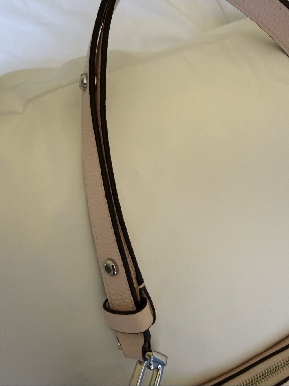 kate Spade Pebbled Leather Bag in Blush - Picture 10 of 10